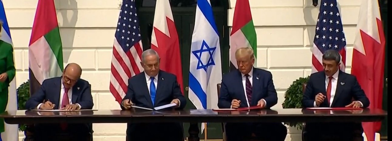 بالفيديو:رسميا.. الإمارات وإسرائيل توقعان معاهدة السلام التاريخية-5