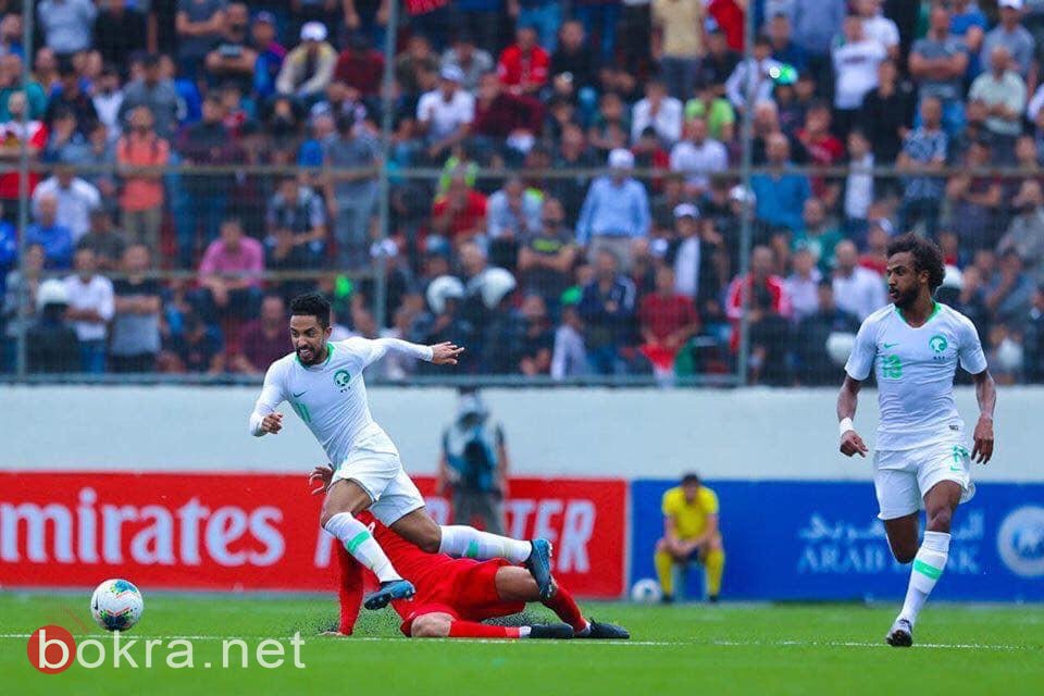 صور: انتهاء مباراة المنتخب الفلسطيني وضيفه السعودي بالتعادل السلبي -2