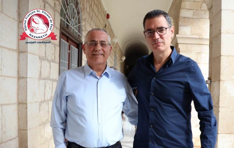 مديرعام وزارة الصحة موشيه بار سمنطوف يحل ضيفا على المستشفى الفرنسي في الناصرة-2