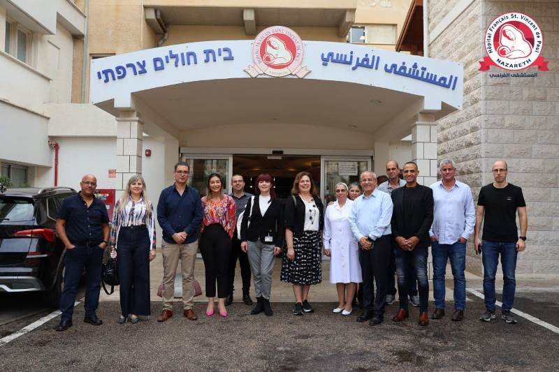 مديرعام وزارة الصحة موشيه بار سمنطوف يحل ضيفا على المستشفى الفرنسي في الناصرة-6