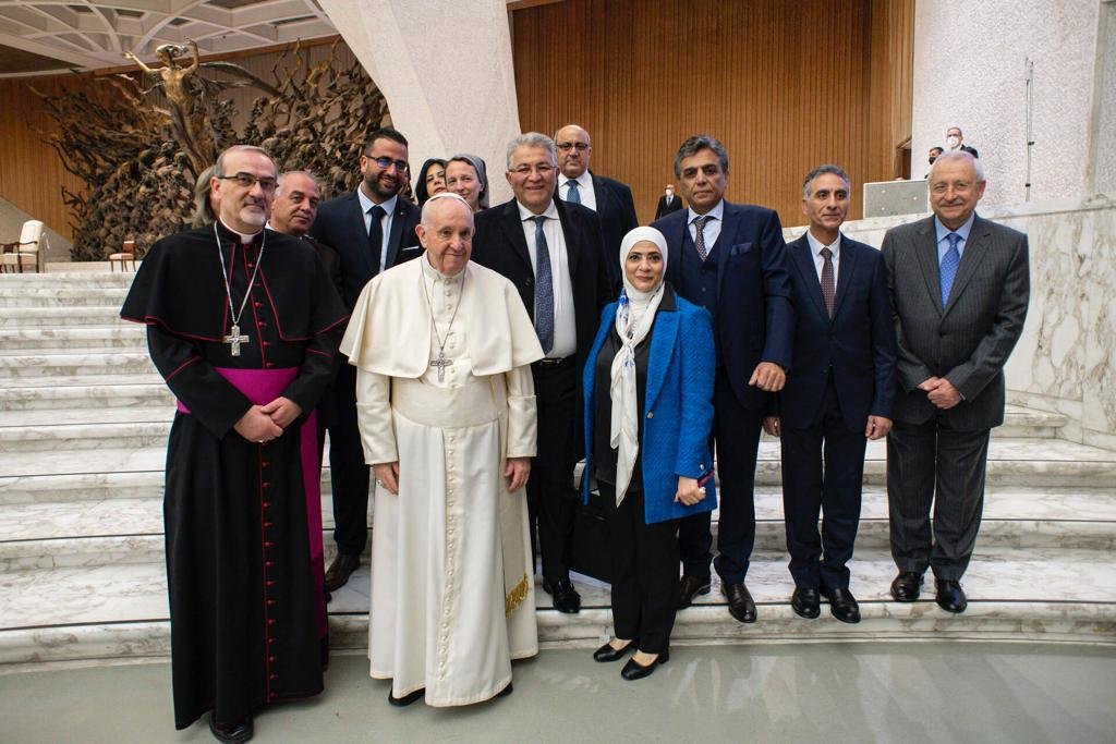 "زيارة تاريخية لرئيس جامعة القدس لبابا الفاتيكان"-1