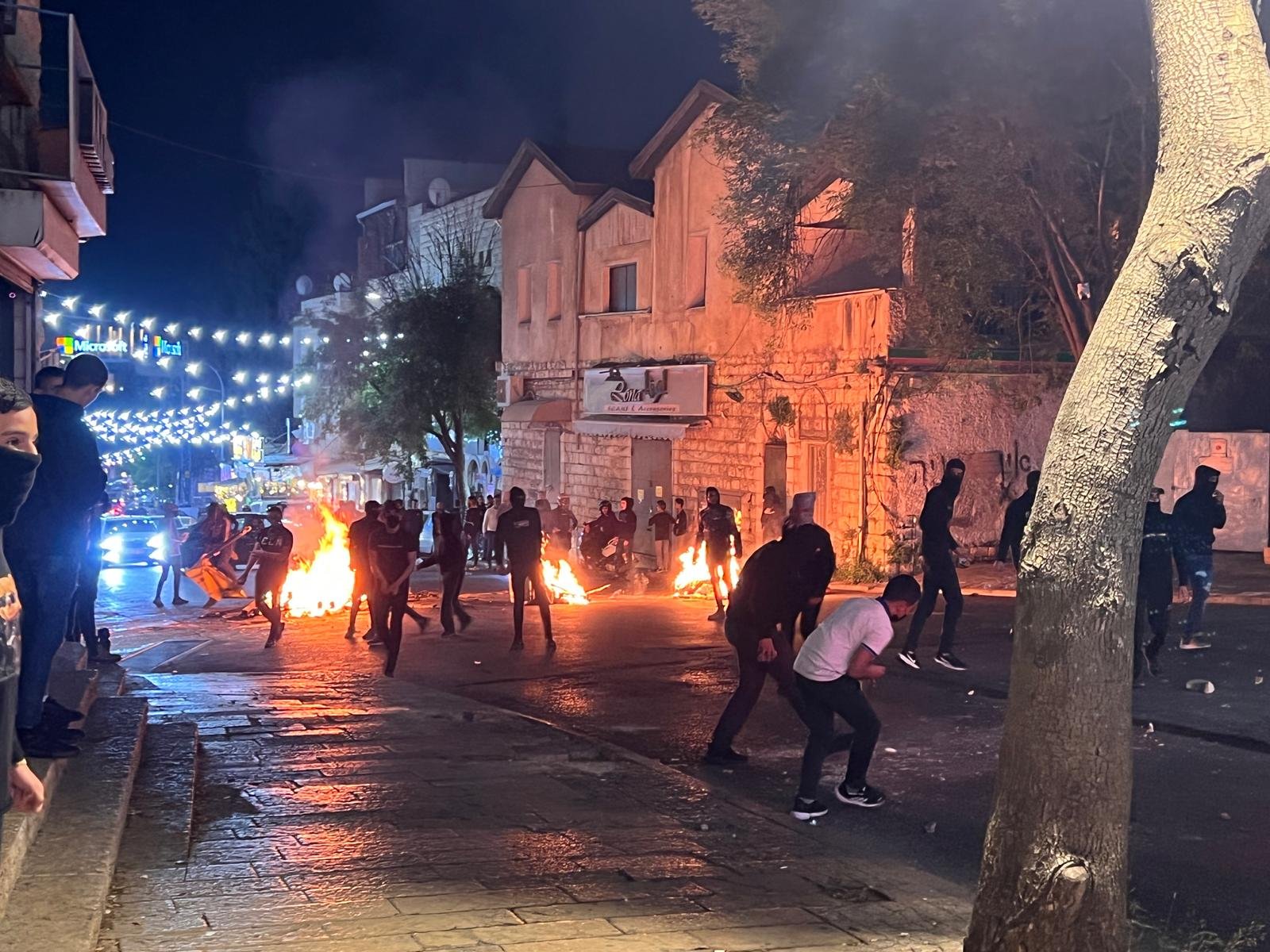 مواجهات واعتقالات في الناصرة عقب قمع مظاهرة اسنادية للقدس-0