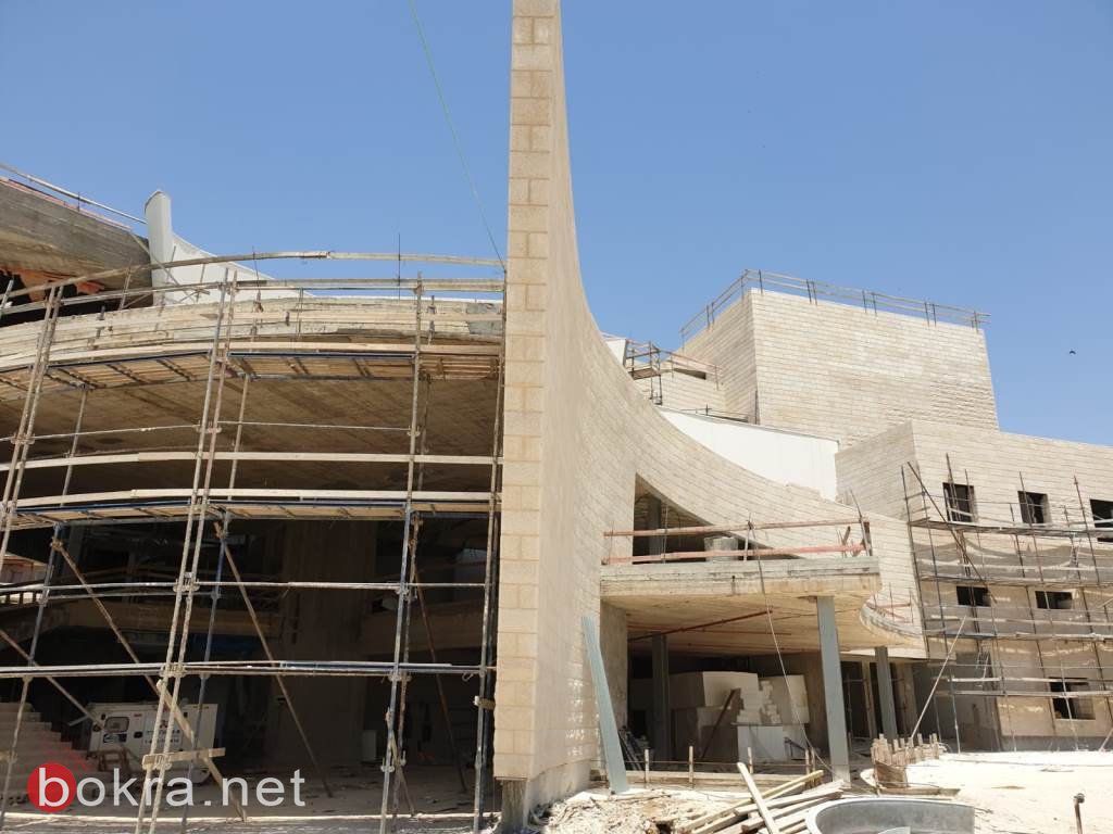 الناصرة: القصر الثقافي في المراحل الأخيرة قبل التسليم-4