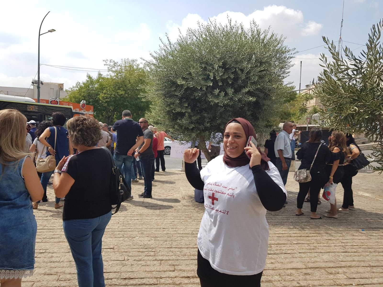 الناصرة: تظاهرة ضد بيع املاك الكنيسة الارثوذكسية-7