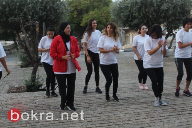 مبادرة "أنا امرأة أنا أختار" .. في نشاط رياضي بجانب "ستوديو بكرا انتخابات" في الناصرة-2