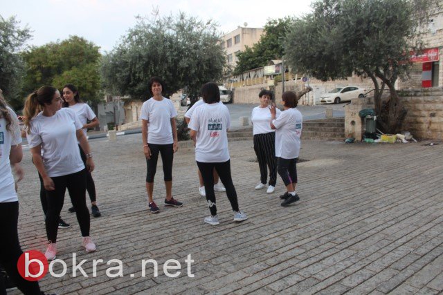 مبادرة "أنا امرأة أنا أختار" .. في نشاط رياضي بجانب "ستوديو بكرا انتخابات" في الناصرة-6