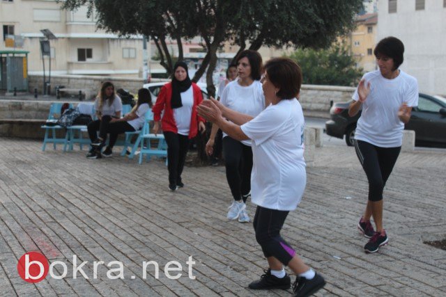 مبادرة "أنا امرأة أنا أختار" .. في نشاط رياضي بجانب "ستوديو بكرا انتخابات" في الناصرة-11