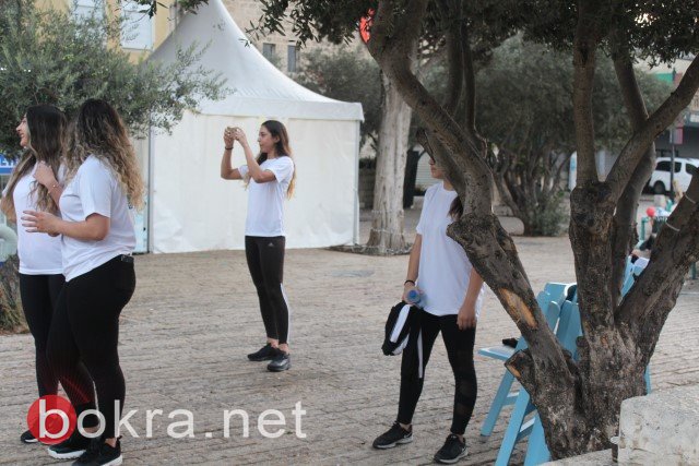 مبادرة "أنا امرأة أنا أختار" .. في نشاط رياضي بجانب "ستوديو بكرا انتخابات" في الناصرة-18