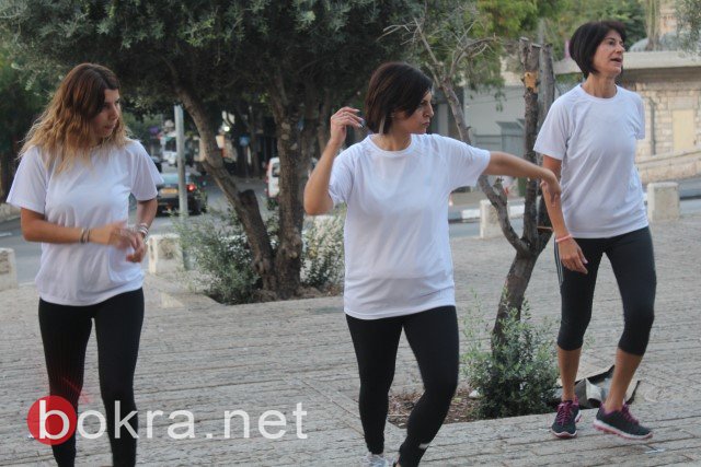 مبادرة "أنا امرأة أنا أختار" .. في نشاط رياضي بجانب "ستوديو بكرا انتخابات" في الناصرة-47