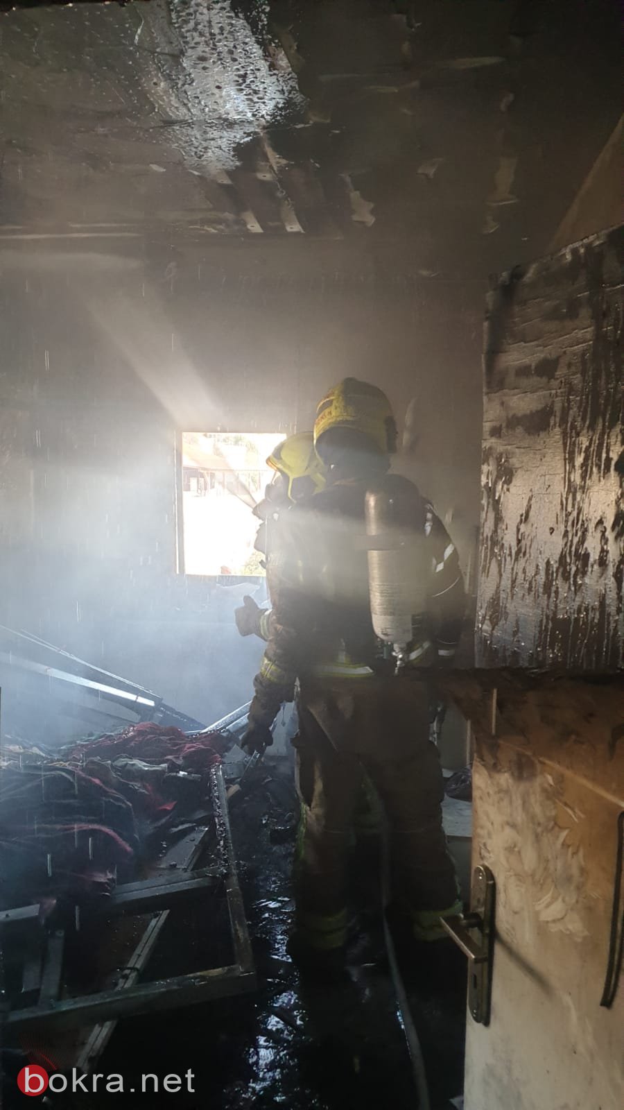 أم الفحم: اندلاع حريق داخل شقة سكنية دون اصابات-1