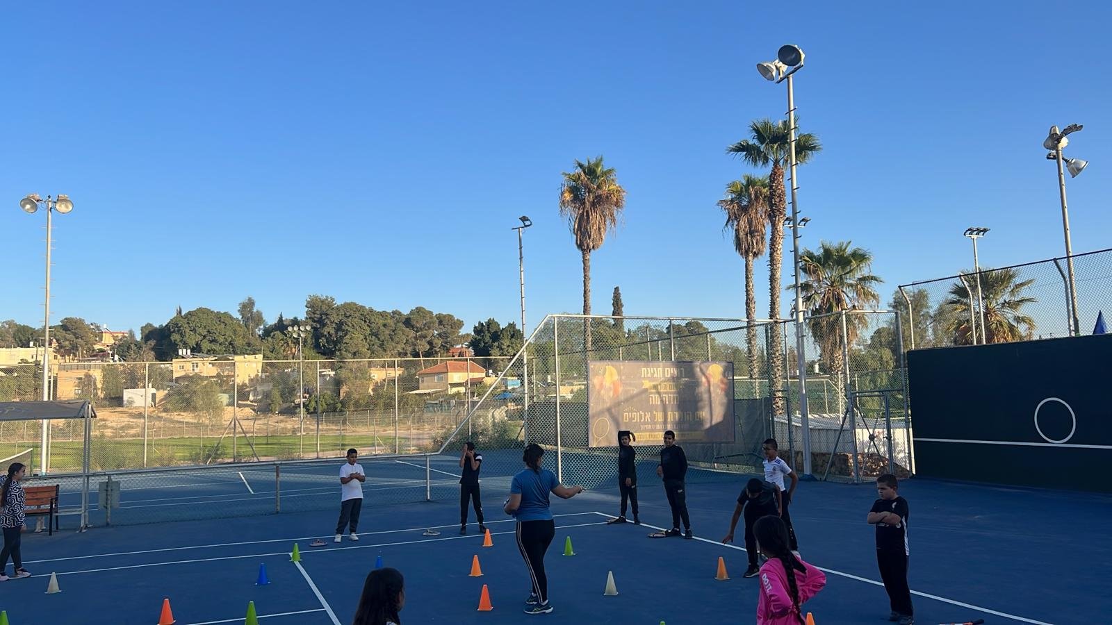 افتتاح دورة للتنس بمشاركة مراكز التنس والتعليم في إسرائيل  بعراد بمشاركة  الجماهيري كسيفة-0