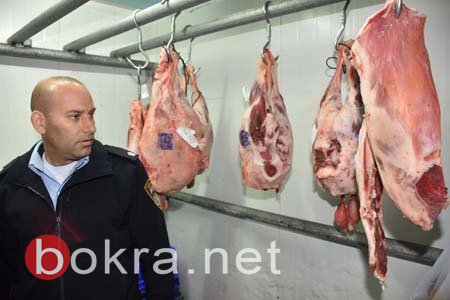 الناصرة:مصادرة 300 كغم من اللحوم المذبوحة بطريقة غير قانونية -0
