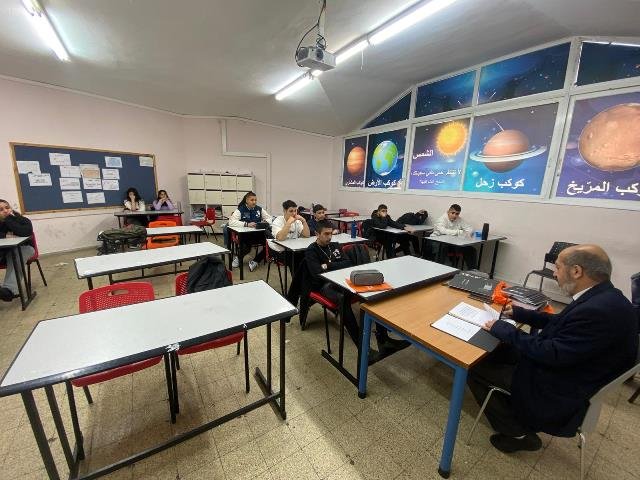 الاتّحاد العام للكتّاب الفلسطينيّين - الكرمل 48 يشارك في إحياء يوم اللغة العربية في مدرسة الكرمة في حيفا-2