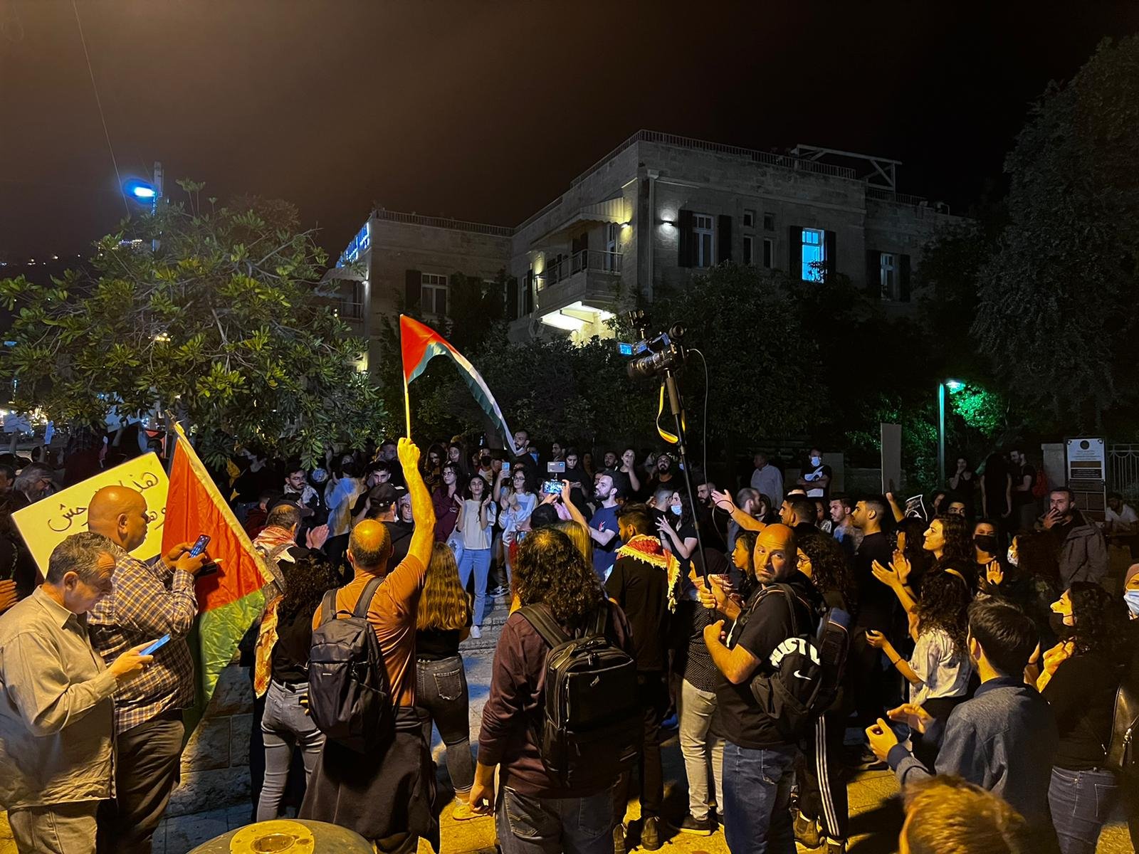 حيفا: مظاهرة مساندة للأقصى-8