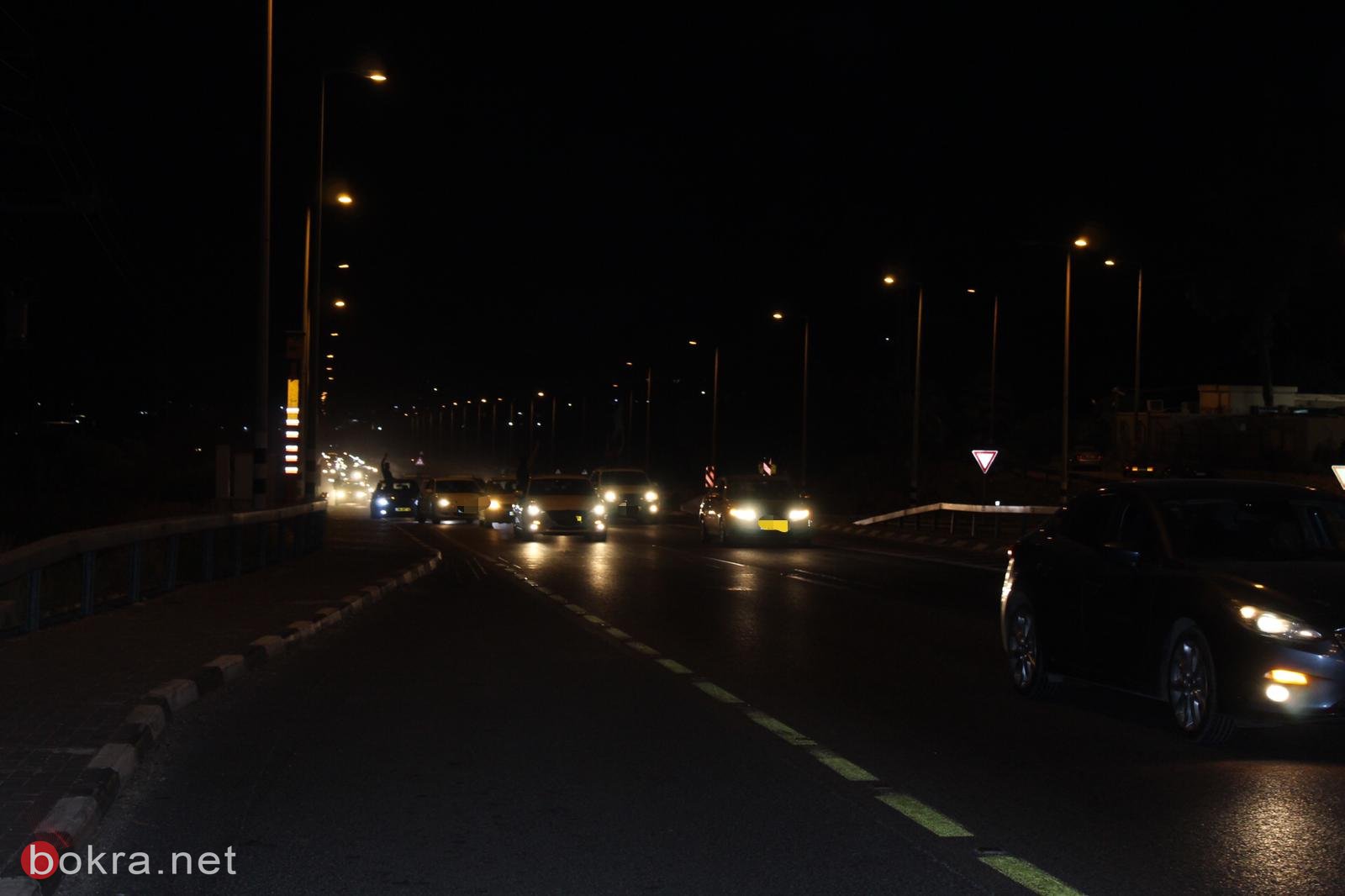 وادي عارة مسيرة سيارات تضامنية مع غزة‎-0
