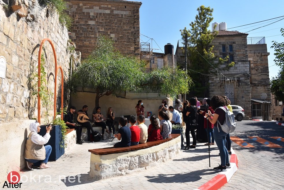 افتتاح زاوية عامة في "رام الله القديمة" من خلال برنامج "حياة" المشترك.-0