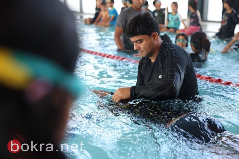 أكثر من 400 طفل في دورات سباحة تابعة للمركز الجماهيري رهط خلال العطلة الصيفية-18