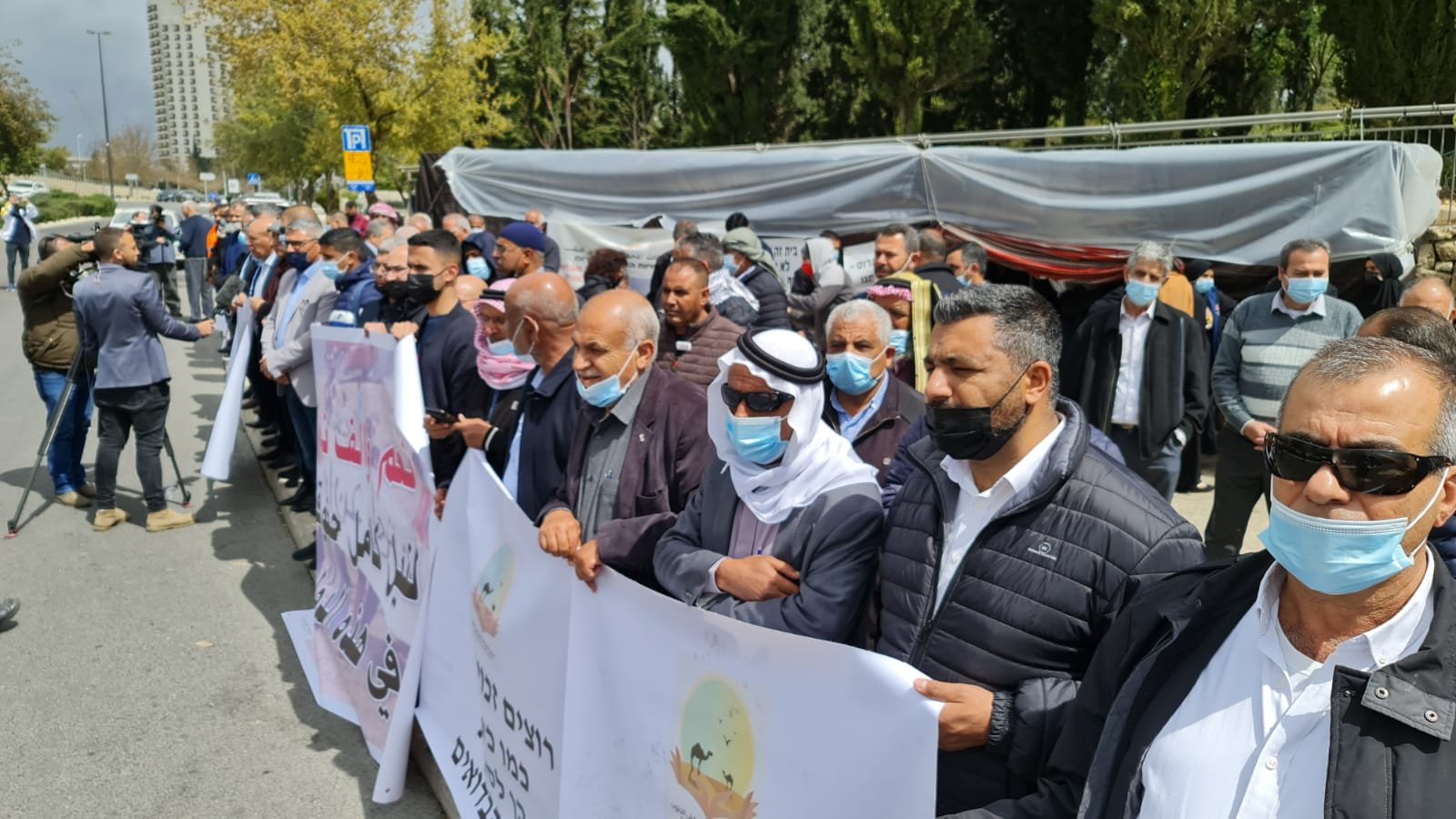 مظاهرة غاضبة في القدس أمام مكتب نتنياهو احتجاجًا على التمييز في النقب-6