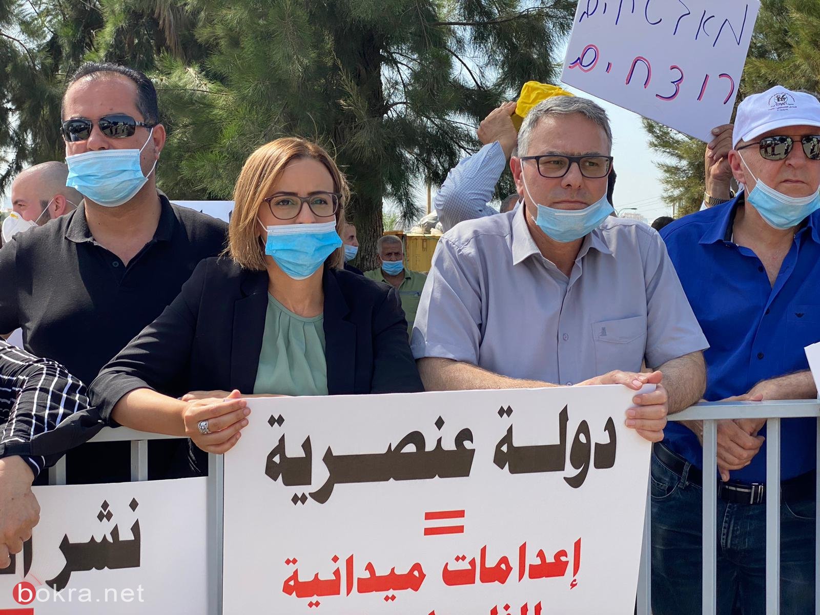 "دمائنا مش رخيصة" ..تظاهرة  أمام مستشفى تل هشومر -15