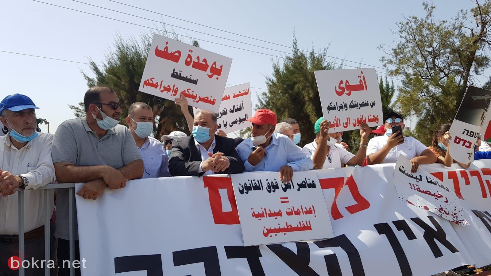 "دمائنا مش رخيصة" ..تظاهرة  أمام مستشفى تل هشومر -23