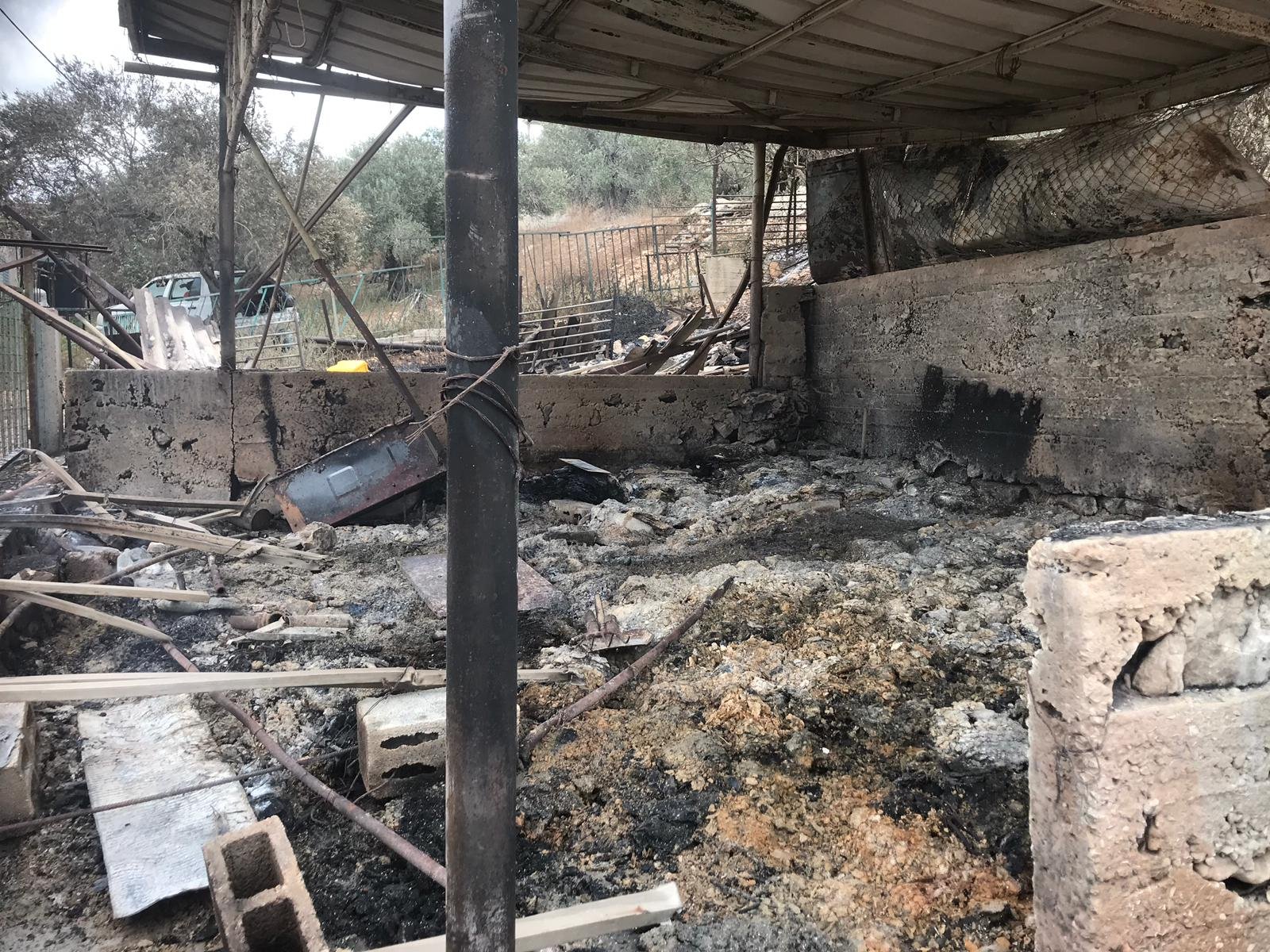بالصور- أضرار كبيرة بالأملاك في عرعرة بسبب الحريق ومطالبات بتعويض الأهالي-5