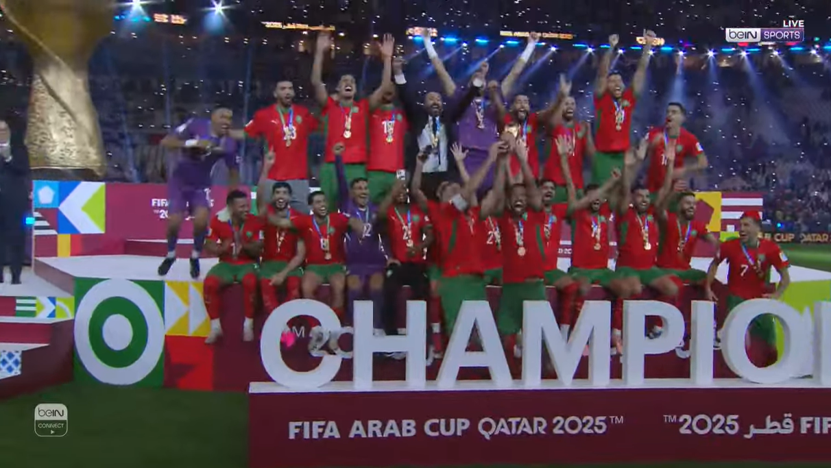 أسود الأطلس يتوجون بكأس العرب بعد فوز مثير على الأردن-3