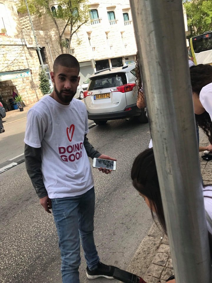 جمعية انماء في يوم الاعمال الخيرية في مدينة الناصرة -0