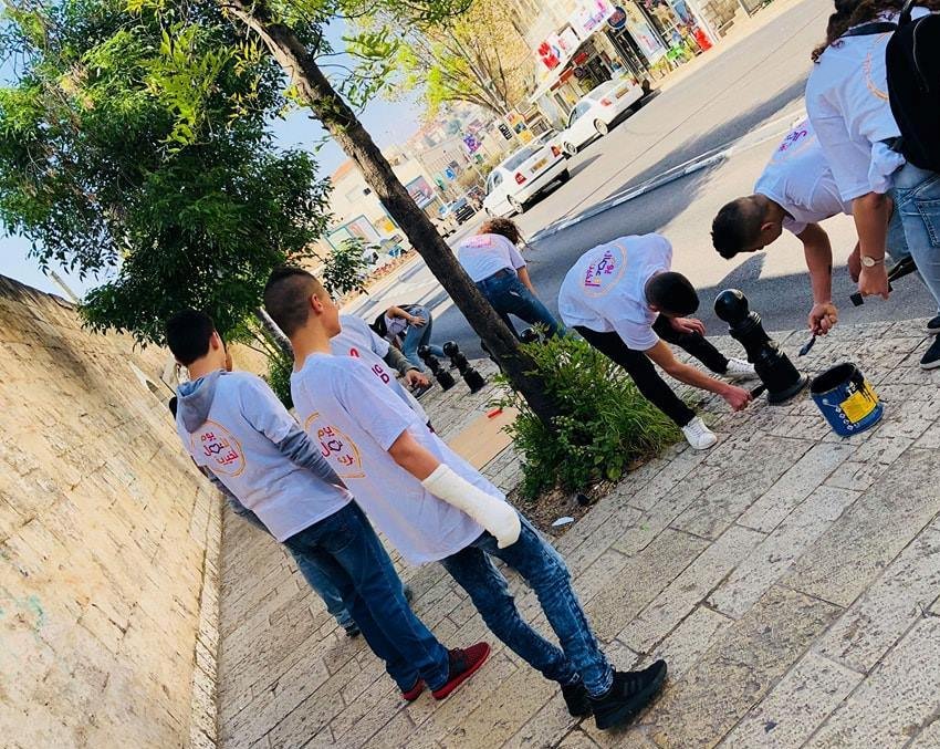 جمعية انماء في يوم الاعمال الخيرية في مدينة الناصرة -4