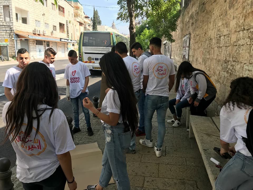 جمعية انماء في يوم الاعمال الخيرية في مدينة الناصرة -26