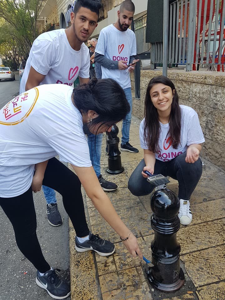 جمعية انماء في يوم الاعمال الخيرية في مدينة الناصرة -33