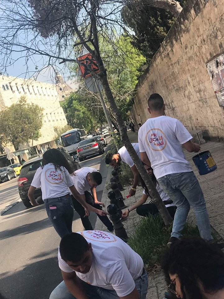 جمعية انماء في يوم الاعمال الخيرية في مدينة الناصرة -38
