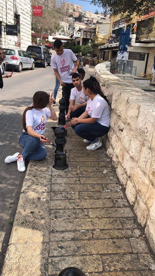جمعية انماء في يوم الاعمال الخيرية في مدينة الناصرة -42