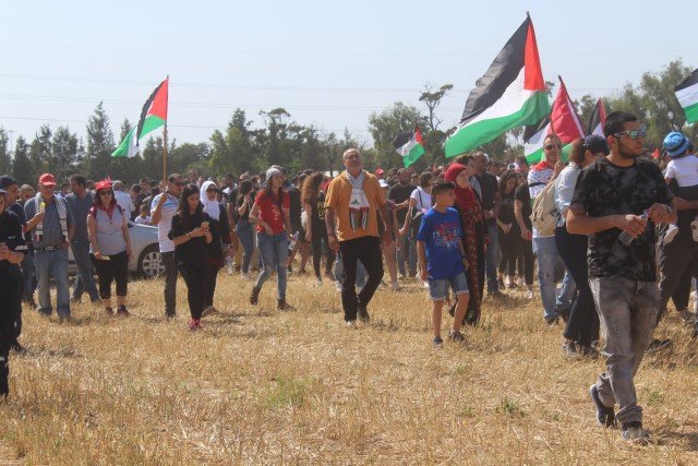 يهود متدينون يشاركون في مسيرة العودة الى عتليت ويطالبون بإيقاف الاحتلال-2