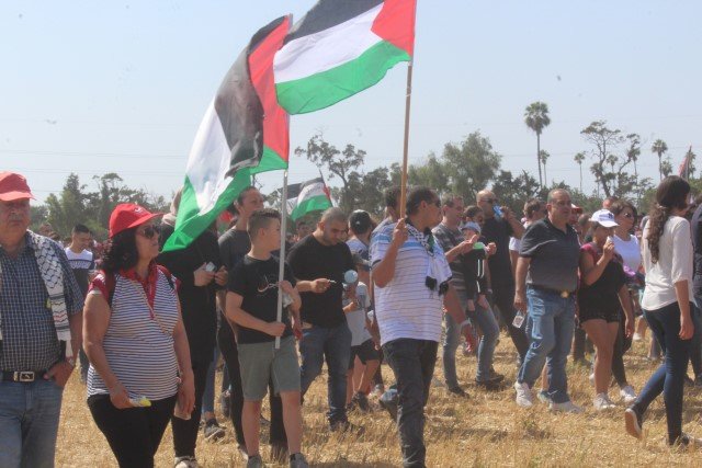 يهود متدينون يشاركون في مسيرة العودة الى عتليت ويطالبون بإيقاف الاحتلال-30