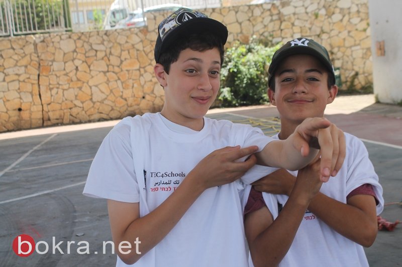 سخنين: اعدادية الحلان تستقبل طلاب من مدارس يهودية ضمن مشروع Tec4schools-52