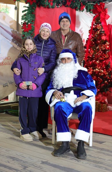 بلو سانتا "Blu Santa" يرافق ستوديو بكرا بأجواء ميلادية رائعة في الناصرة-6