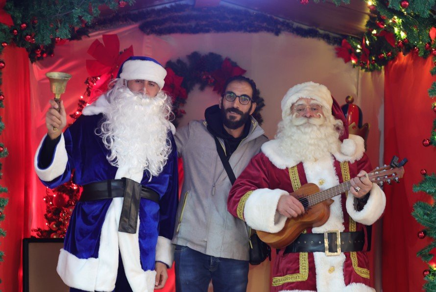 بلو سانتا "Blu Santa" يرافق ستوديو بكرا بأجواء ميلادية رائعة في الناصرة-10