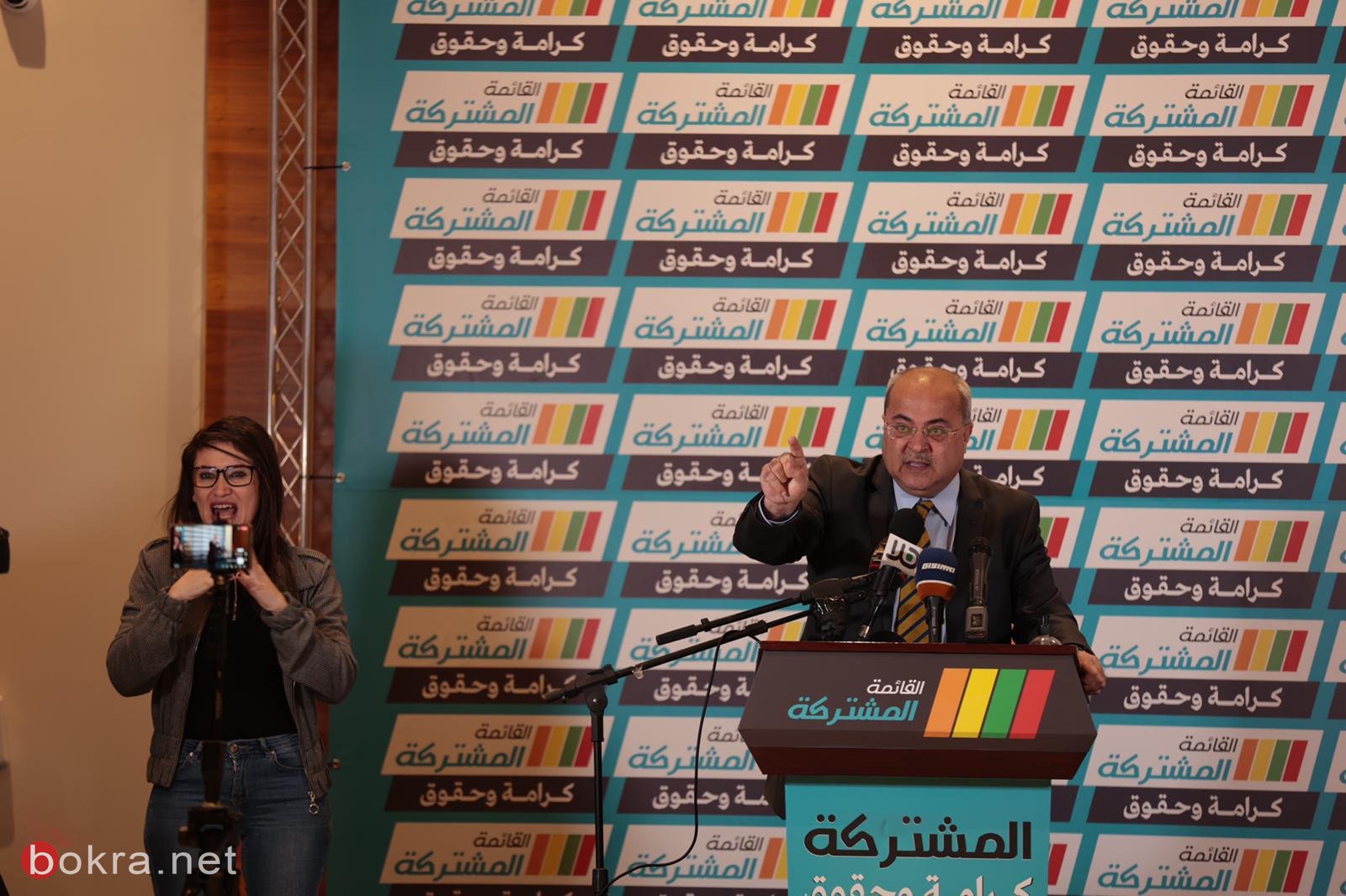 الناصرة: القائمة المشتركة تنطلق بحملتها الانتخابية بمؤتمر صحافي-9