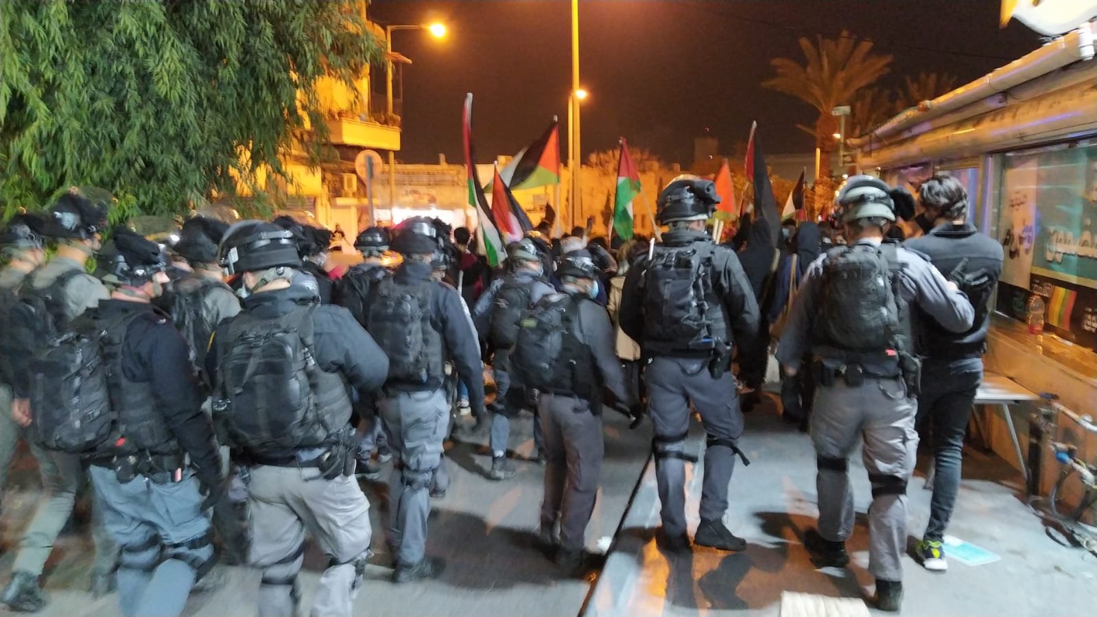 حيفا: مظاهرة صاخبة ضد العنف والجريمة وتخاذل الشرطة!-6