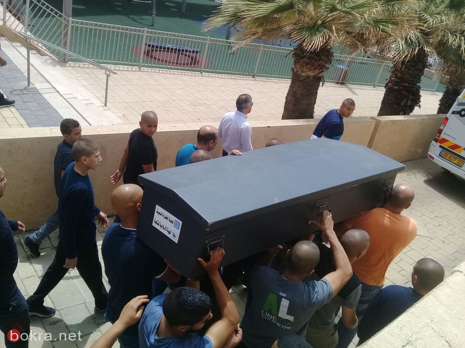 يافا:تشييع جثمان الشاب موسى محاميد (22 عامًا) ضحية جريمة القتل-8