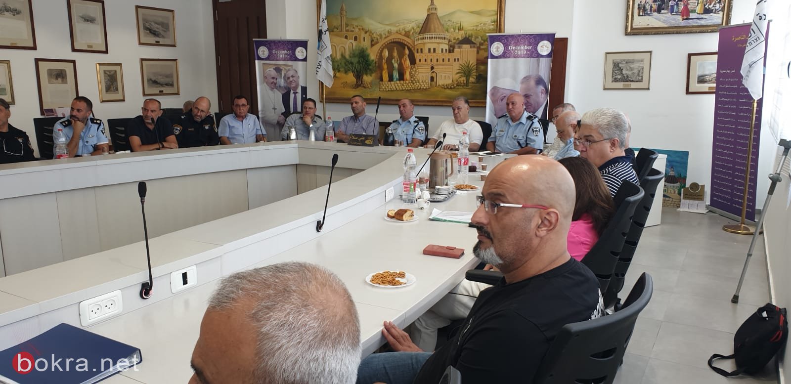لقاء مع قيادة الشرطة للتباحث حول الأمن والأمان في الناصرة ومنطقتها-6