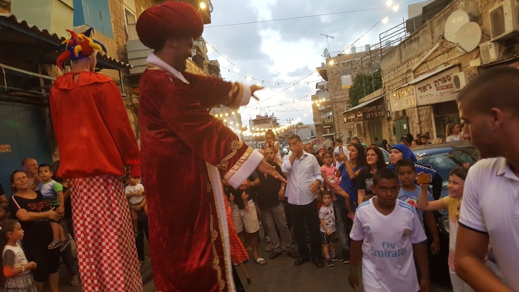 المئات من أهالي مدينة حيفا يشاركون في مسيرة عيد الأضحى المبارك في وادي النسناس – حيفا-5