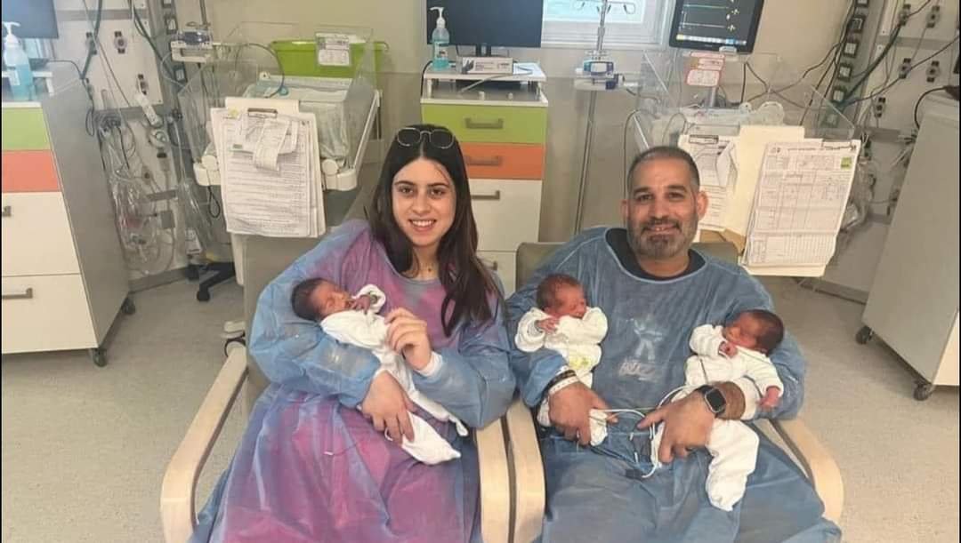 مستشفى رمبام تشهد 3 ولادات لثلاثيات بنفس اليوم-2