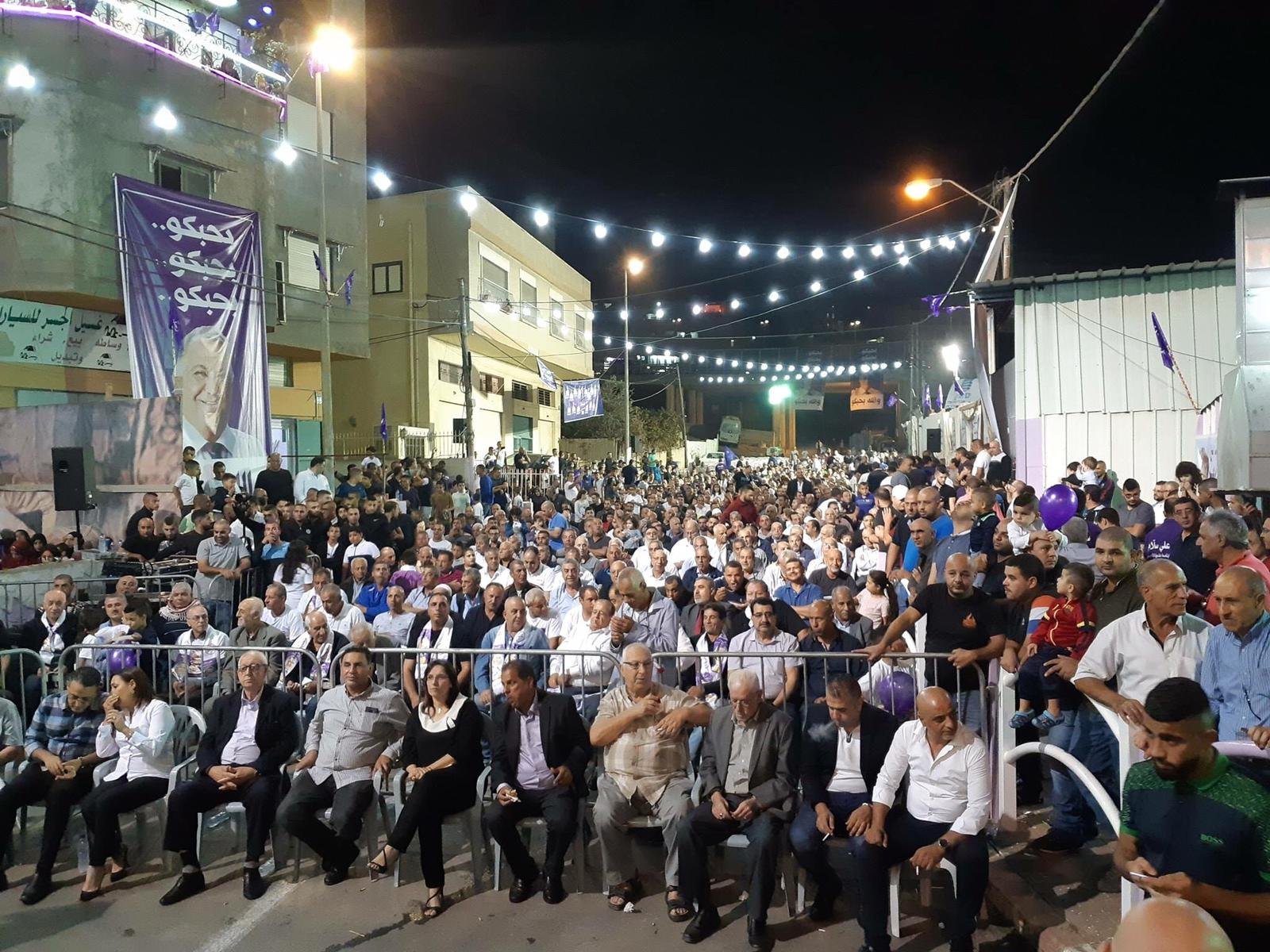 حضور بالالاف في المهرجان الشعبي للرئيس والمرشح علي سلام في حي بير الامير وجبل الدولة-1