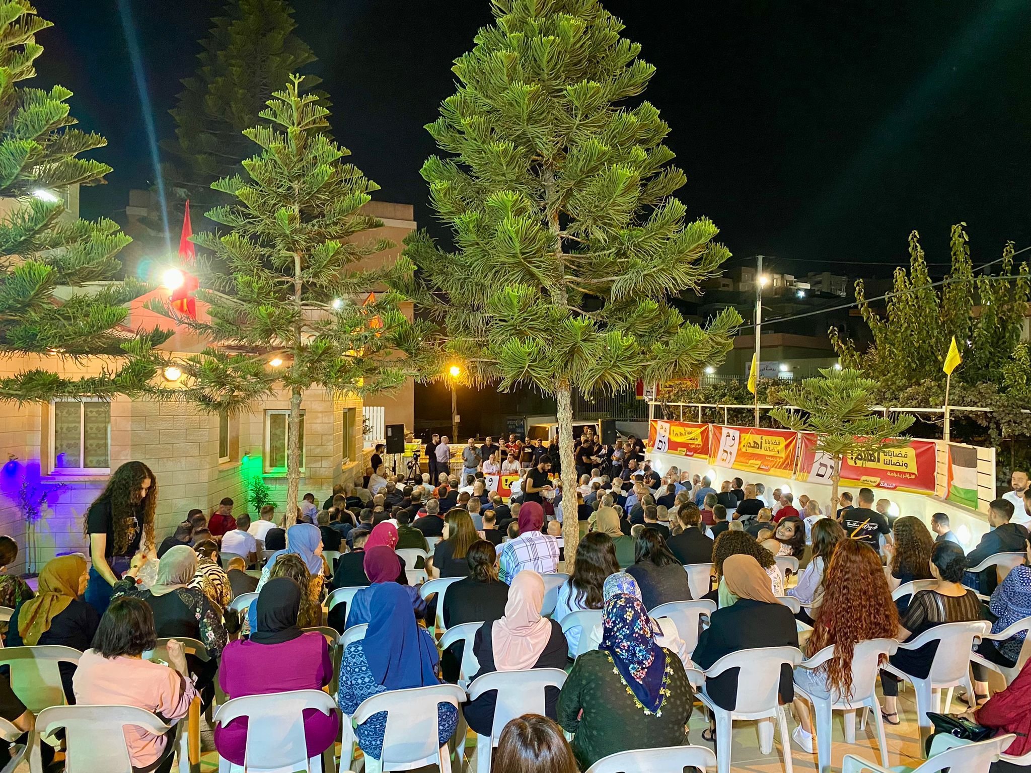 سخنين: المئات يشاركون في مهرجان انتخابي لقائمة الجبهة والعربية للتغيير-3