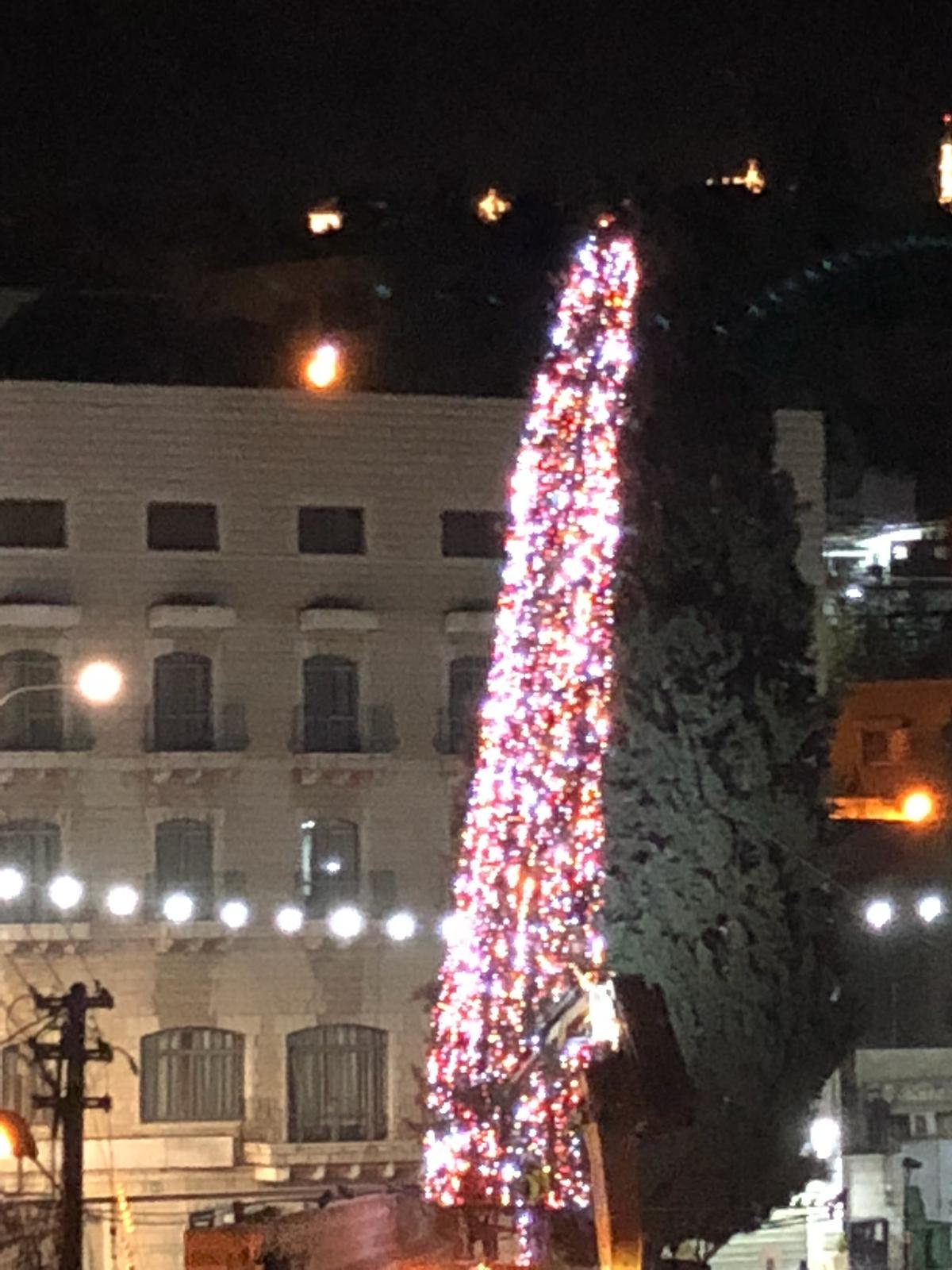 الناصرة: إضاءة شجرة الميلاد للاتين يوم الأحد 2.12.2018-0
