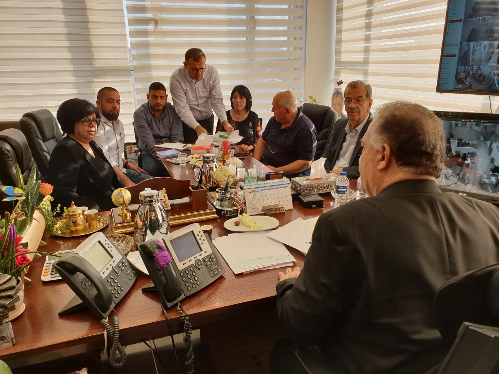مجلس الطائفة الأرثوذكسية يلتقي رئيس بلدية الناصرة-7
