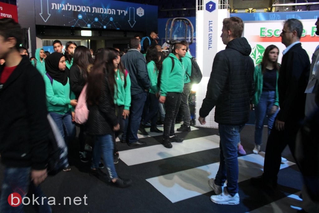 حولون: حضور لافت لطلاب المدارس الإعدادية العربية في معرض التخصصات التكنولوجية -2