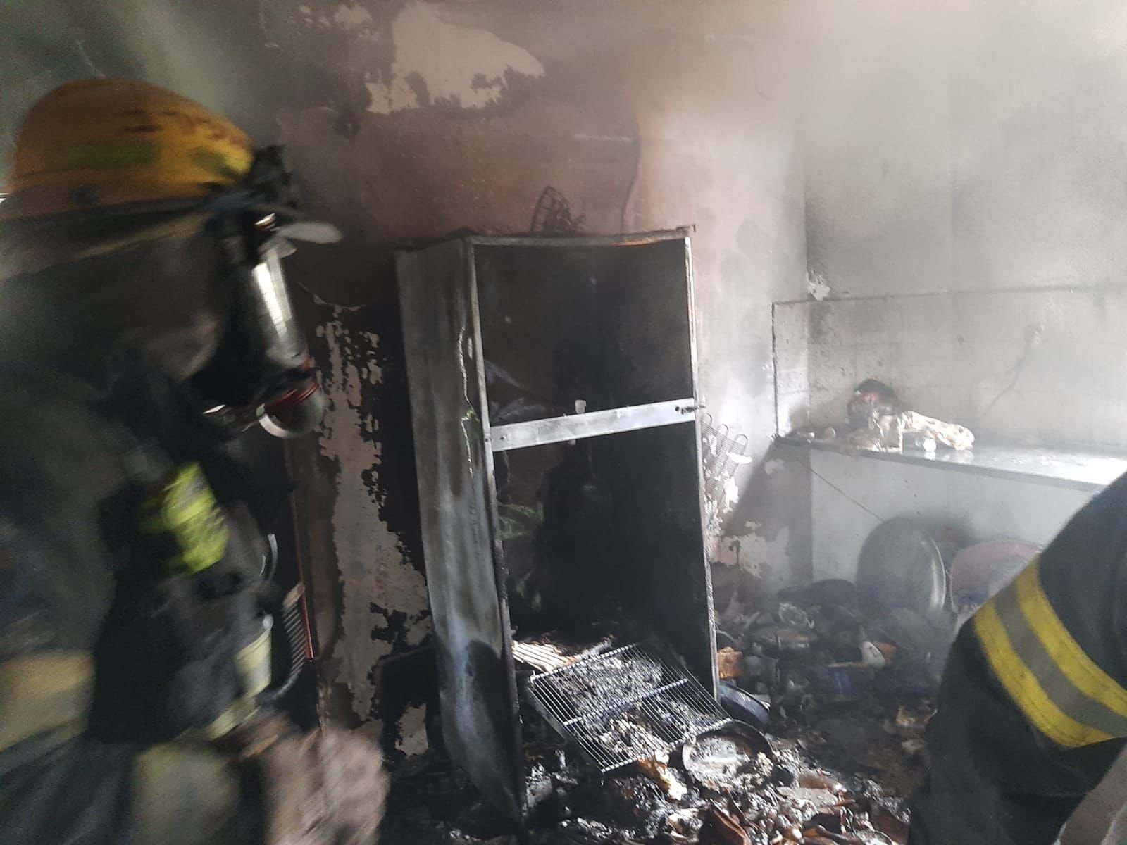 اندلاع حريق داخل منزل في شفاعمرو-1