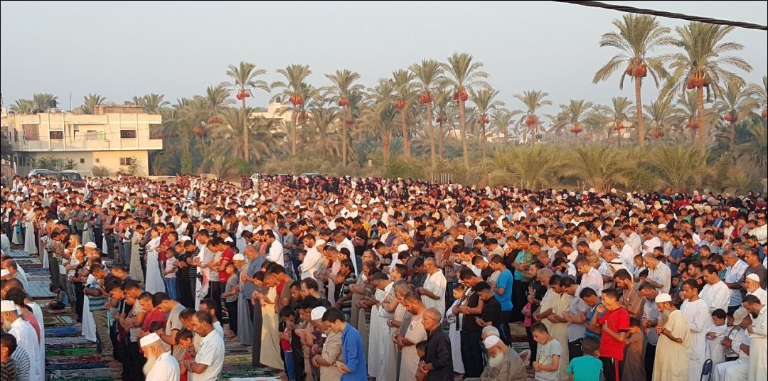المئات من أهالي عكا في صلاة عيد الأضحى -2